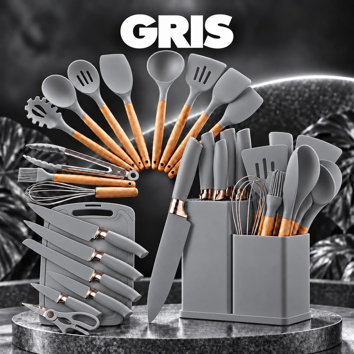 SET UTENSILIOS DE COCINA X19