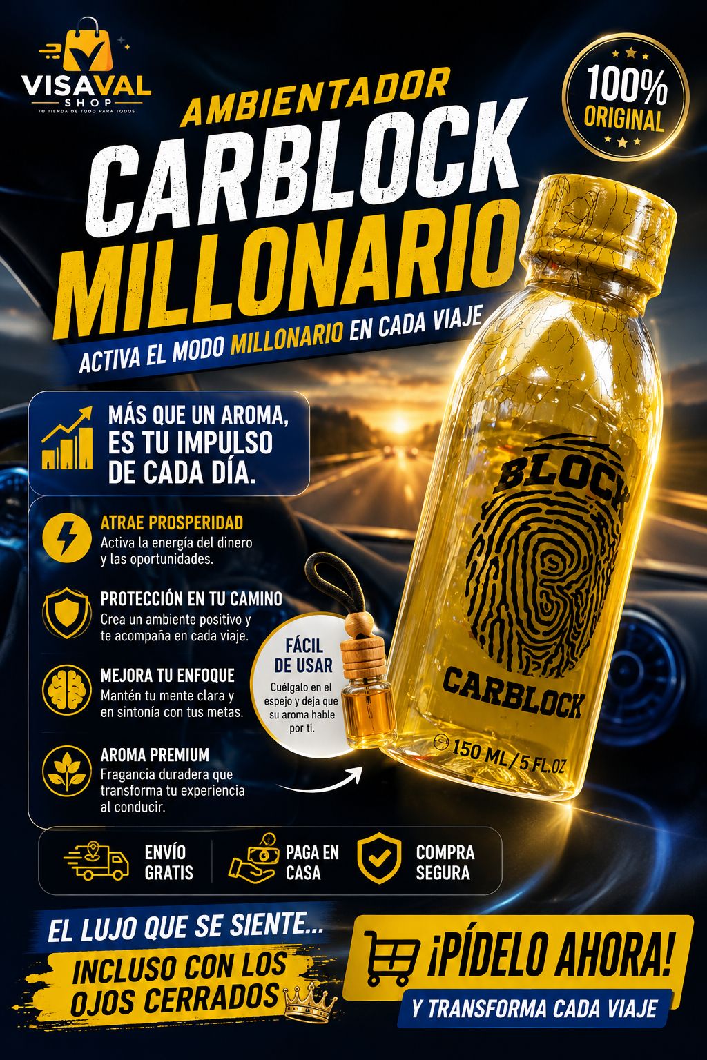 AMBIENTADOR CARBLOCK MILLONARIO