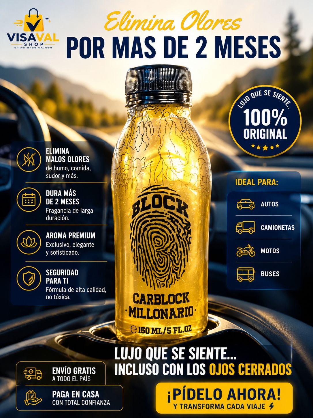 AMBIENTADOR CARBLOCK MILLONARIO