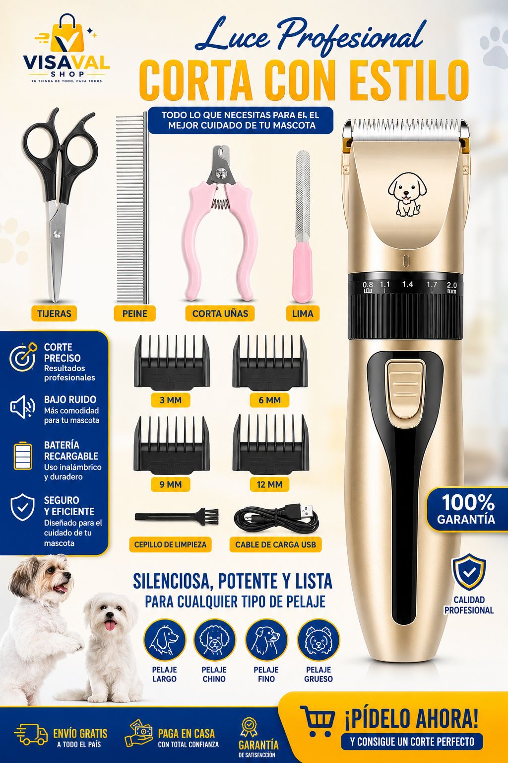 KIT PELUQUERIA MASCOTAS