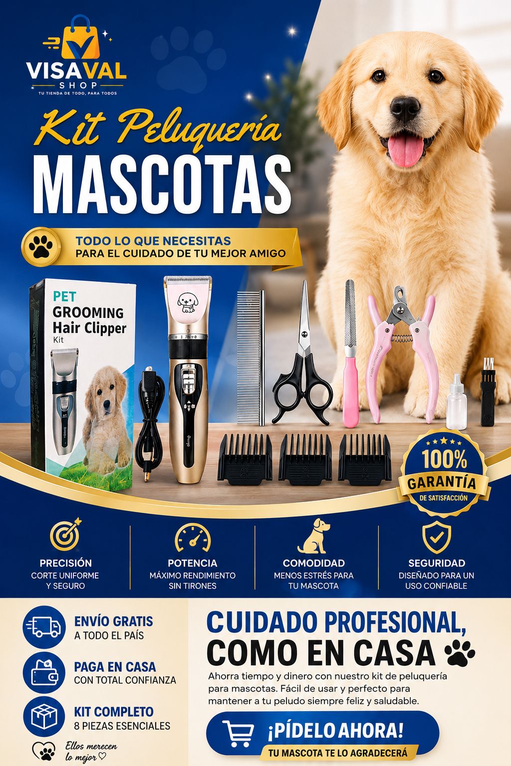 KIT PELUQUERIA MASCOTAS