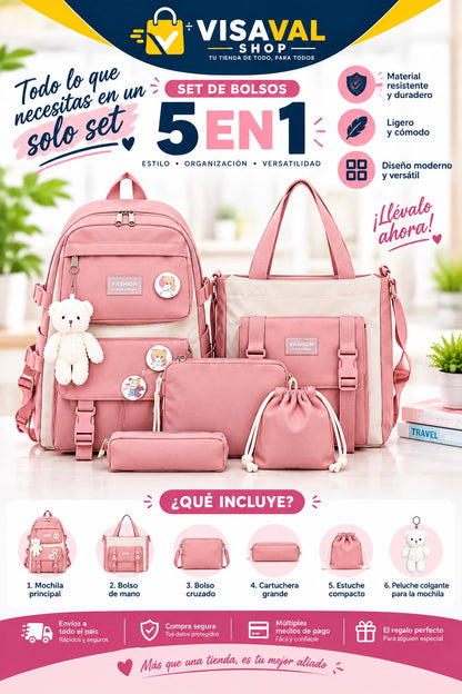 BOLSO KAWAII 5 EN 1