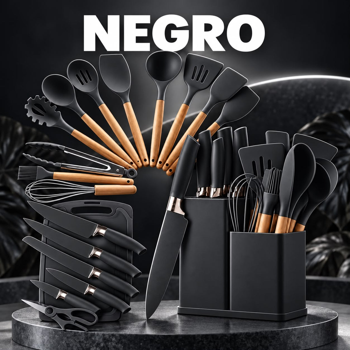 SET UTENSILIOS DE COCINA X19