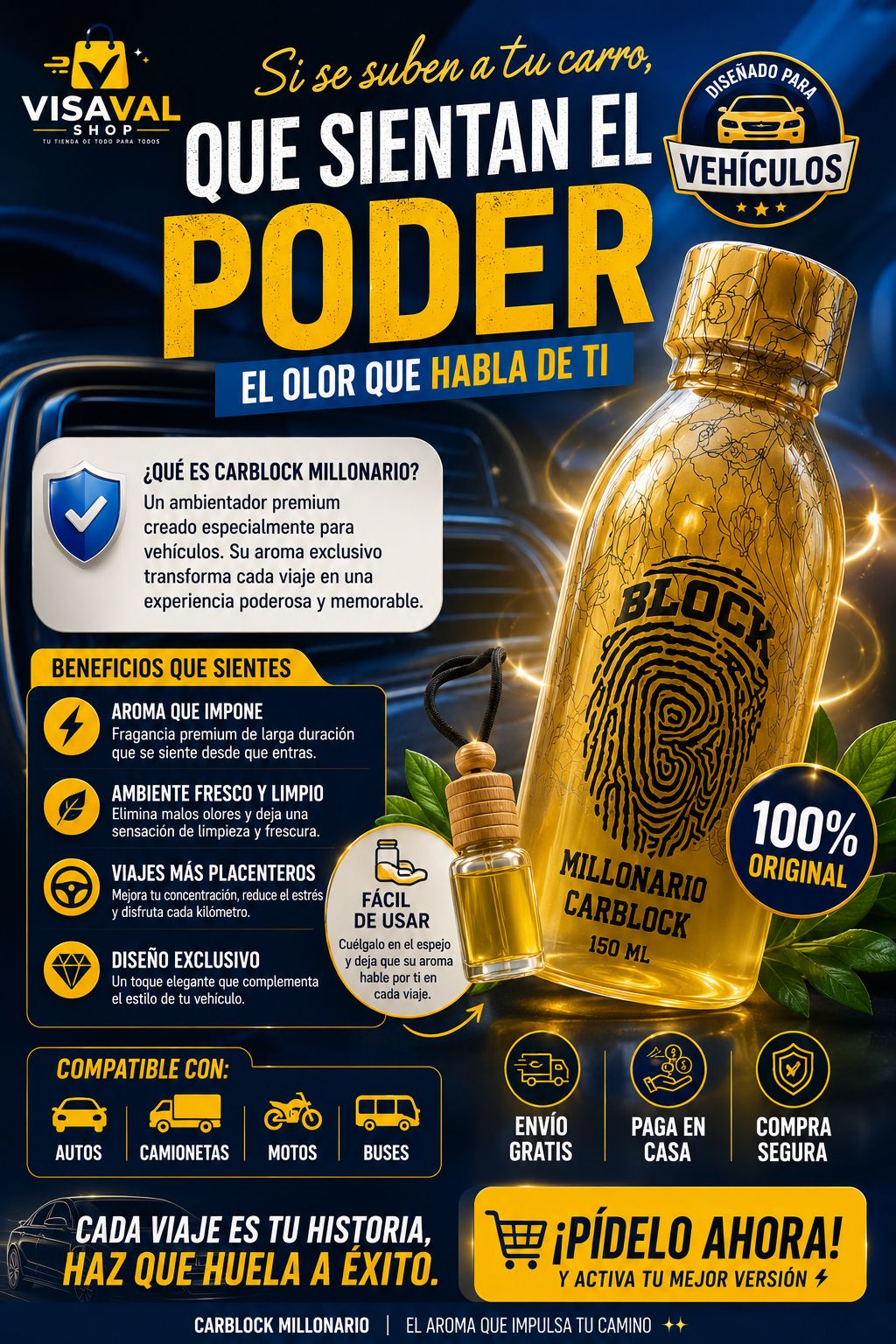 AMBIENTADOR CARBLOCK MILLONARIO
