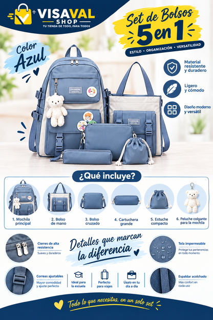 BOLSO KAWAII 5 EN 1