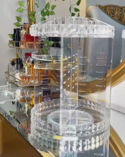 ORGANIZADOR MAQUILLAJE 360°