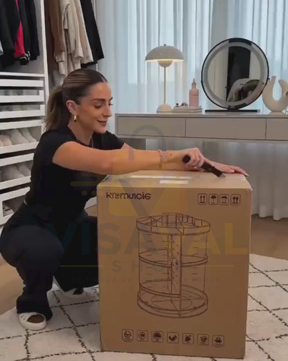 ORGANIZADOR MAQUILLAJE 360°